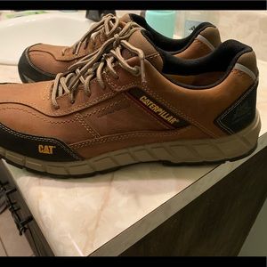 Cat steel toe work shoes
